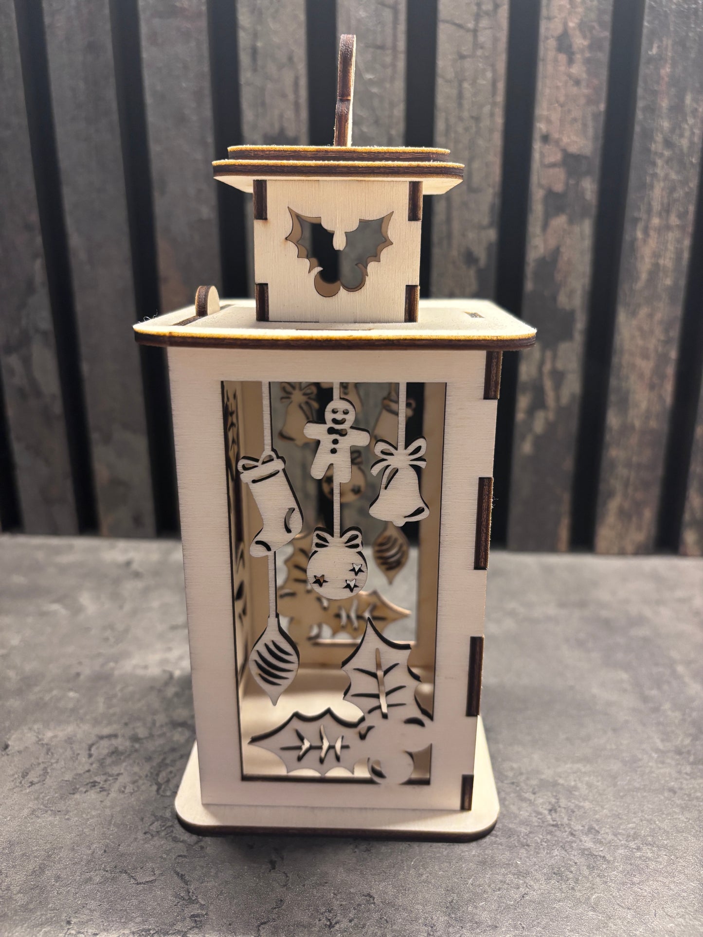 Lanterne til LED fyrfadslys Lys