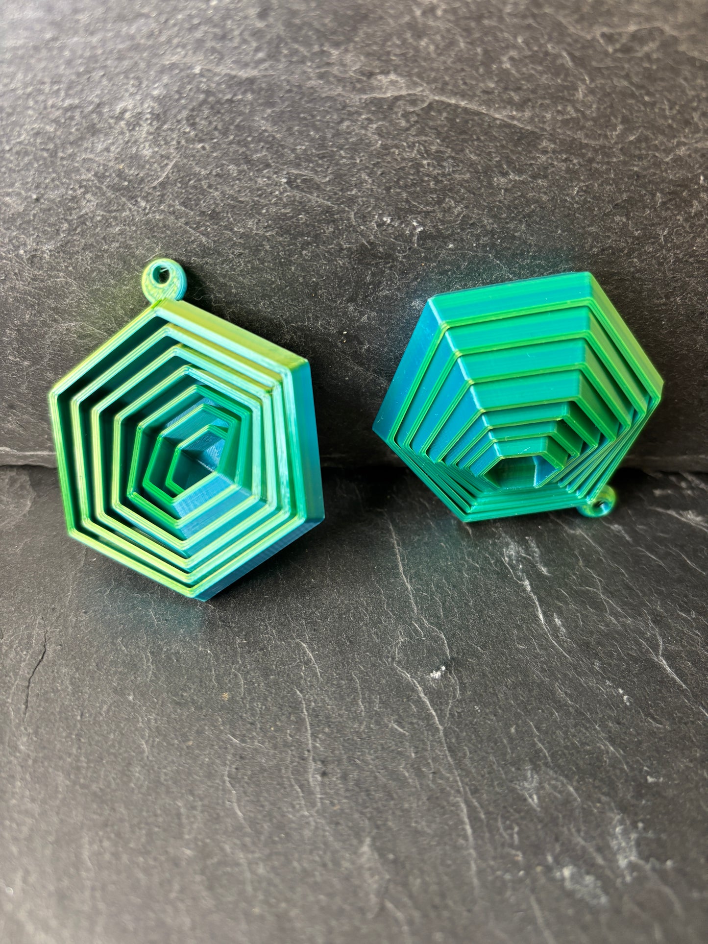 Hex Fidget Spinner Nøglering