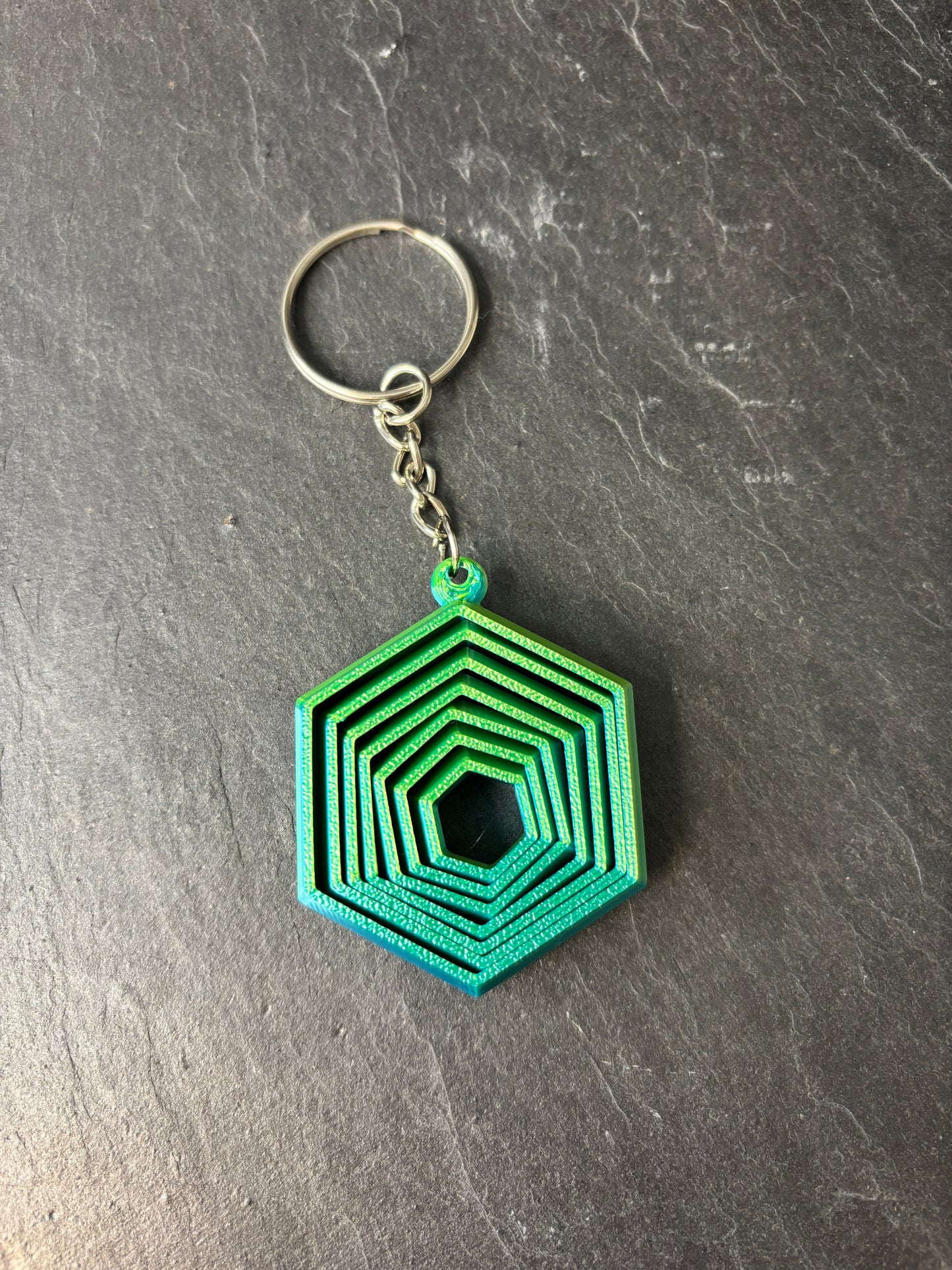 Hex Fidget Spinner Nøglering