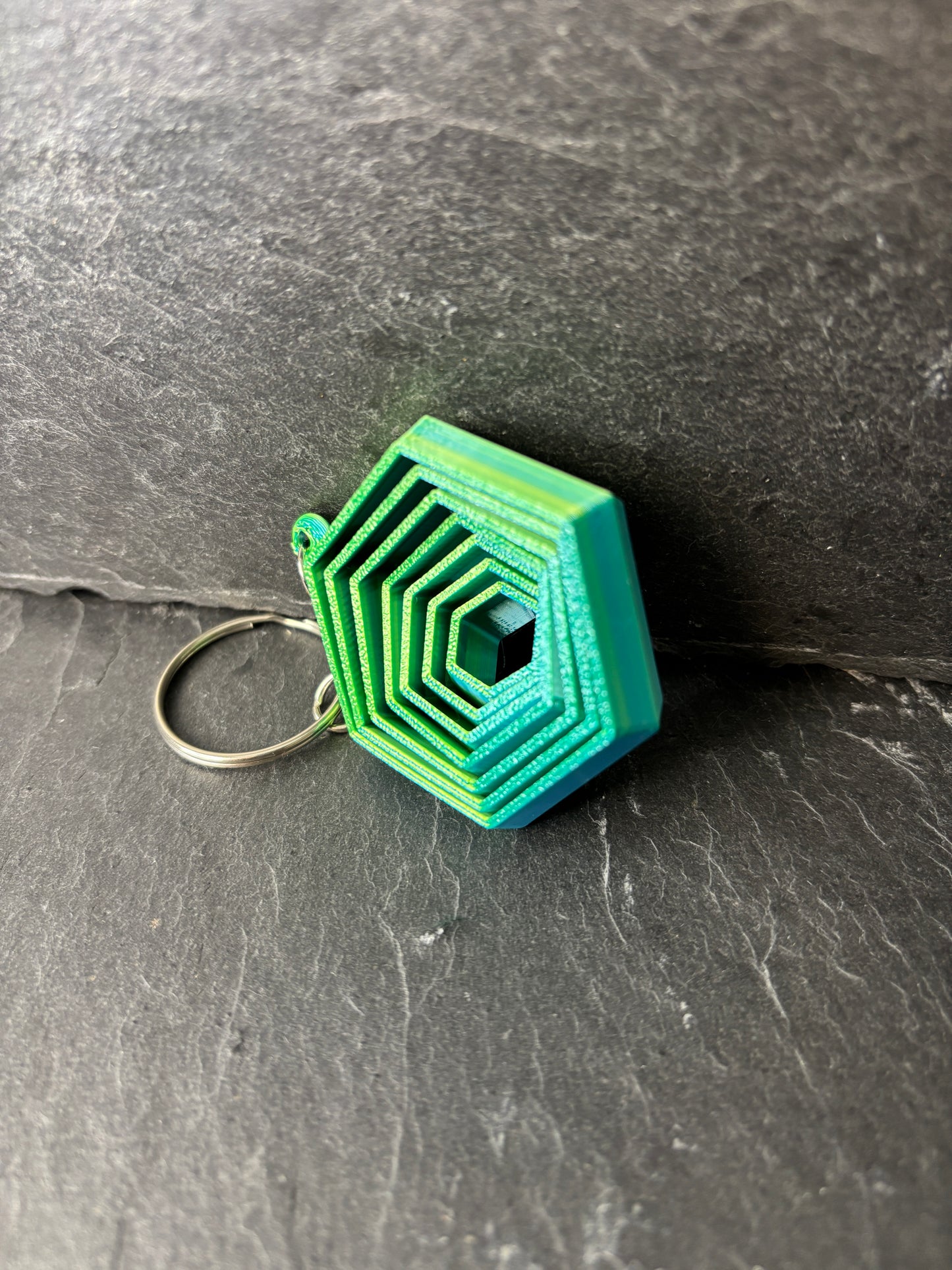 Hex Fidget Spinner Nøglering