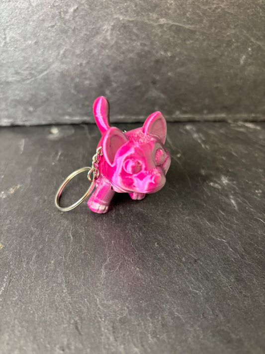 Hund Nøglering (Fås i flere farver)