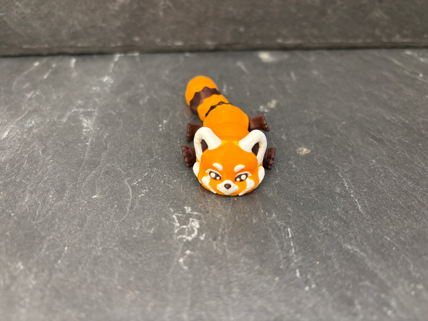 Mini Rød Panda Flexi Orange/Brun/Hvid