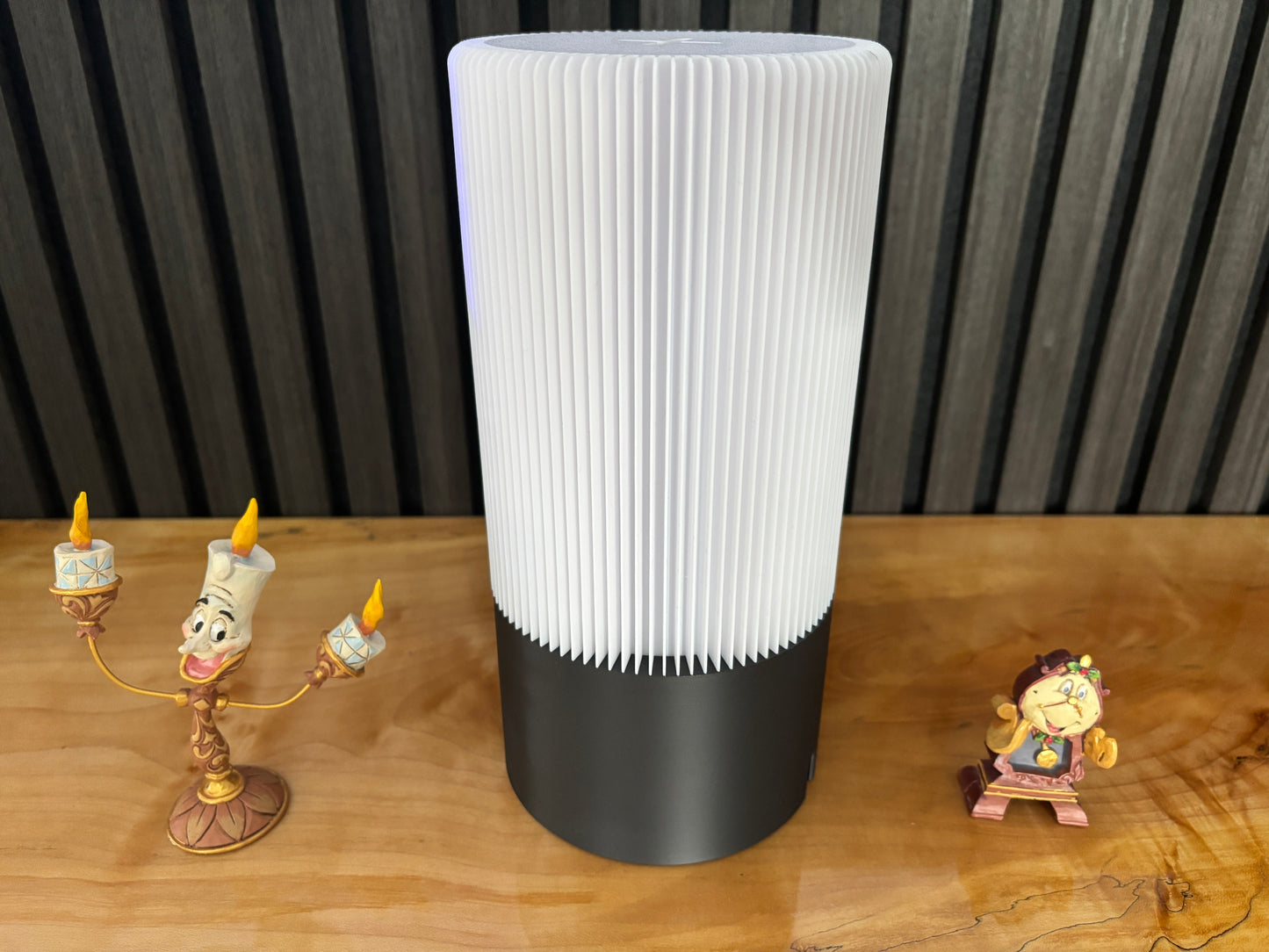 Bordlampe Hvid/Sort