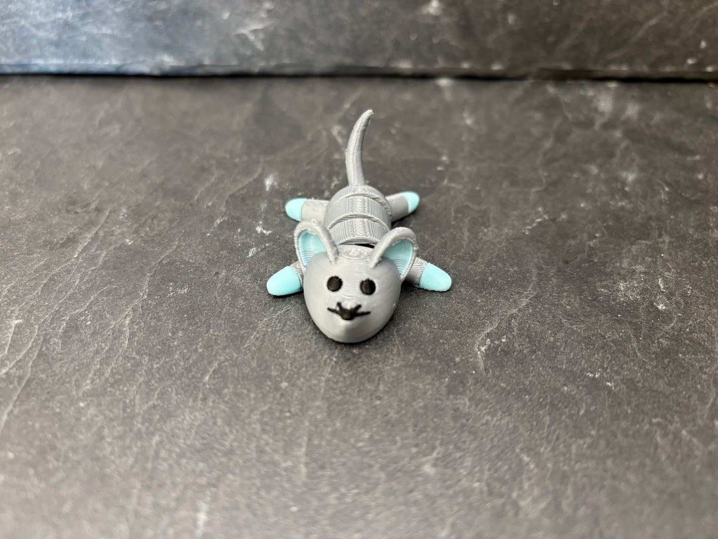 Mini Mus Flexi Grå/Blå