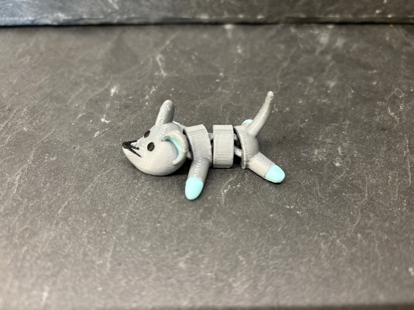 Mini Mus Flexi Grå/Blå