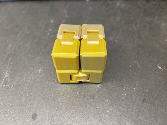 Infinity Fidget Terning Sølv/Guld