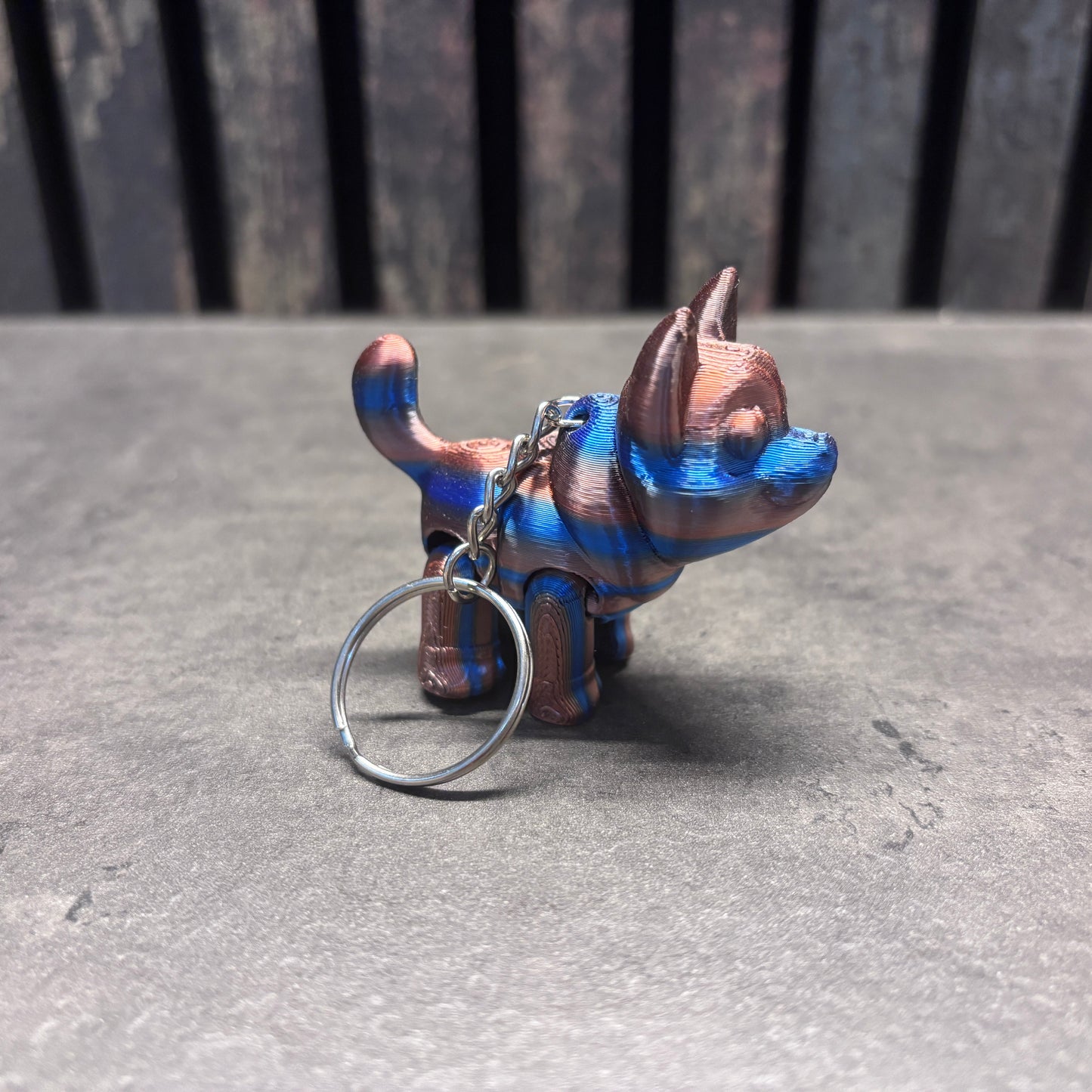 Hund Nøglering (Fås i flere farver)