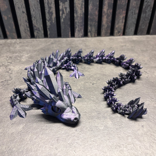 Stor Krystal Drage 60cm (Fås i flere farver)