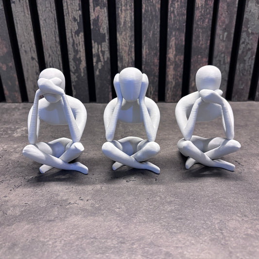 No Evil Trio (Fås i flere farver)