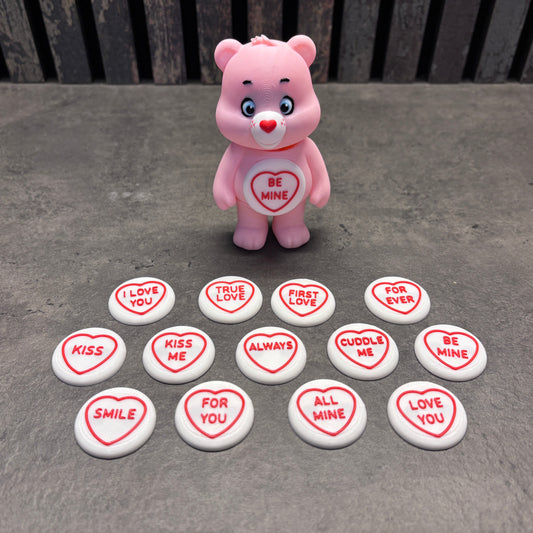 Valentine Bamse (Fås i flere farver)