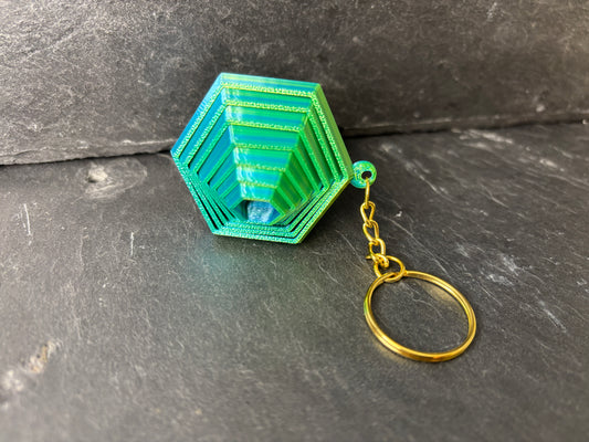 Hex Fidget Spinner Nøglering