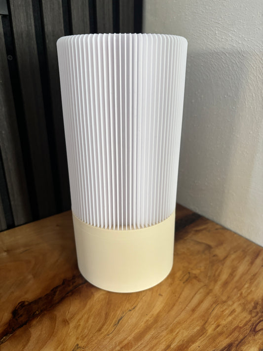 Bordlampe Hvid/Wood Ash