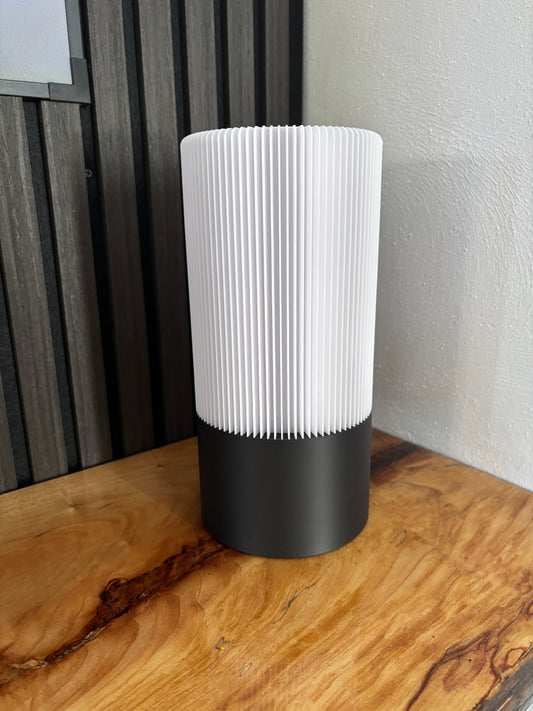 Bordlampe Hvid/Sort