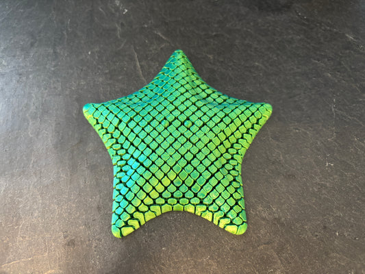 Betsie Fidget Søstjerne 12 cm Blå/Gul